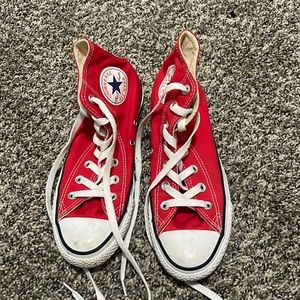 womens red converse